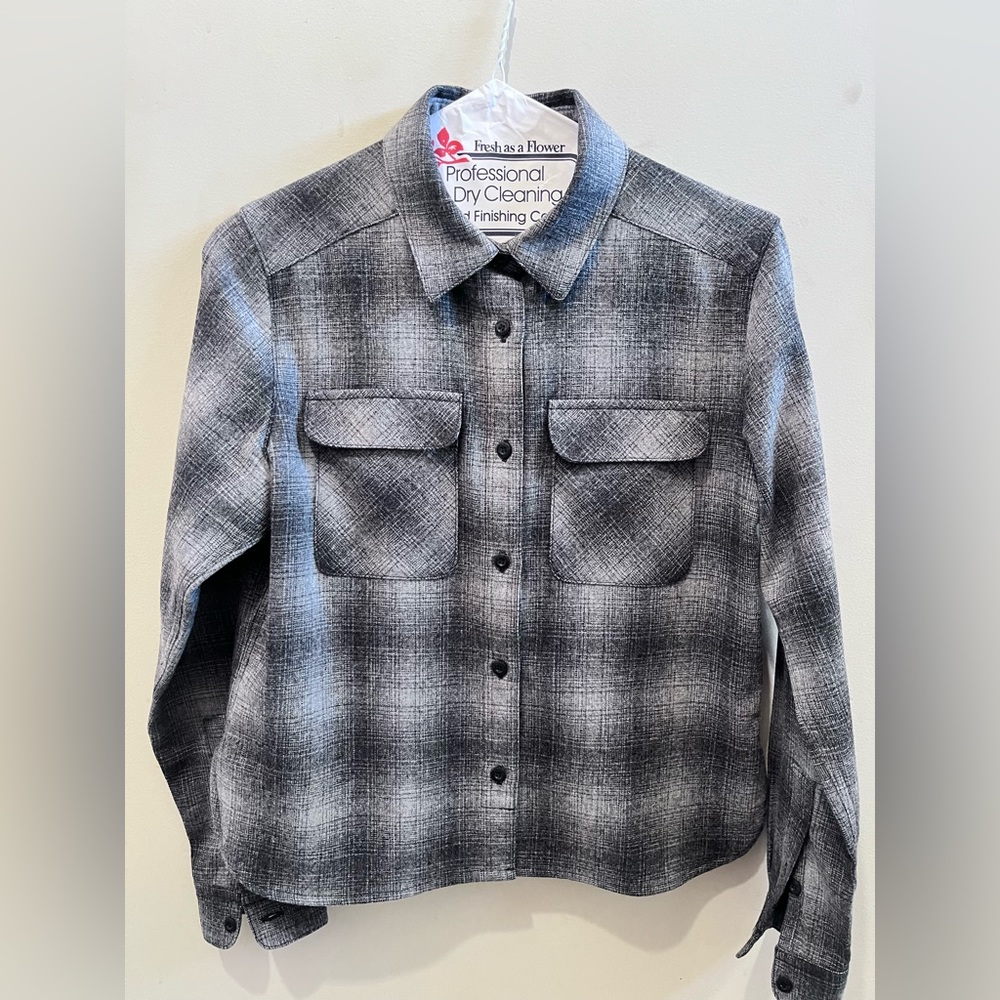 Pendleton crop womens button up